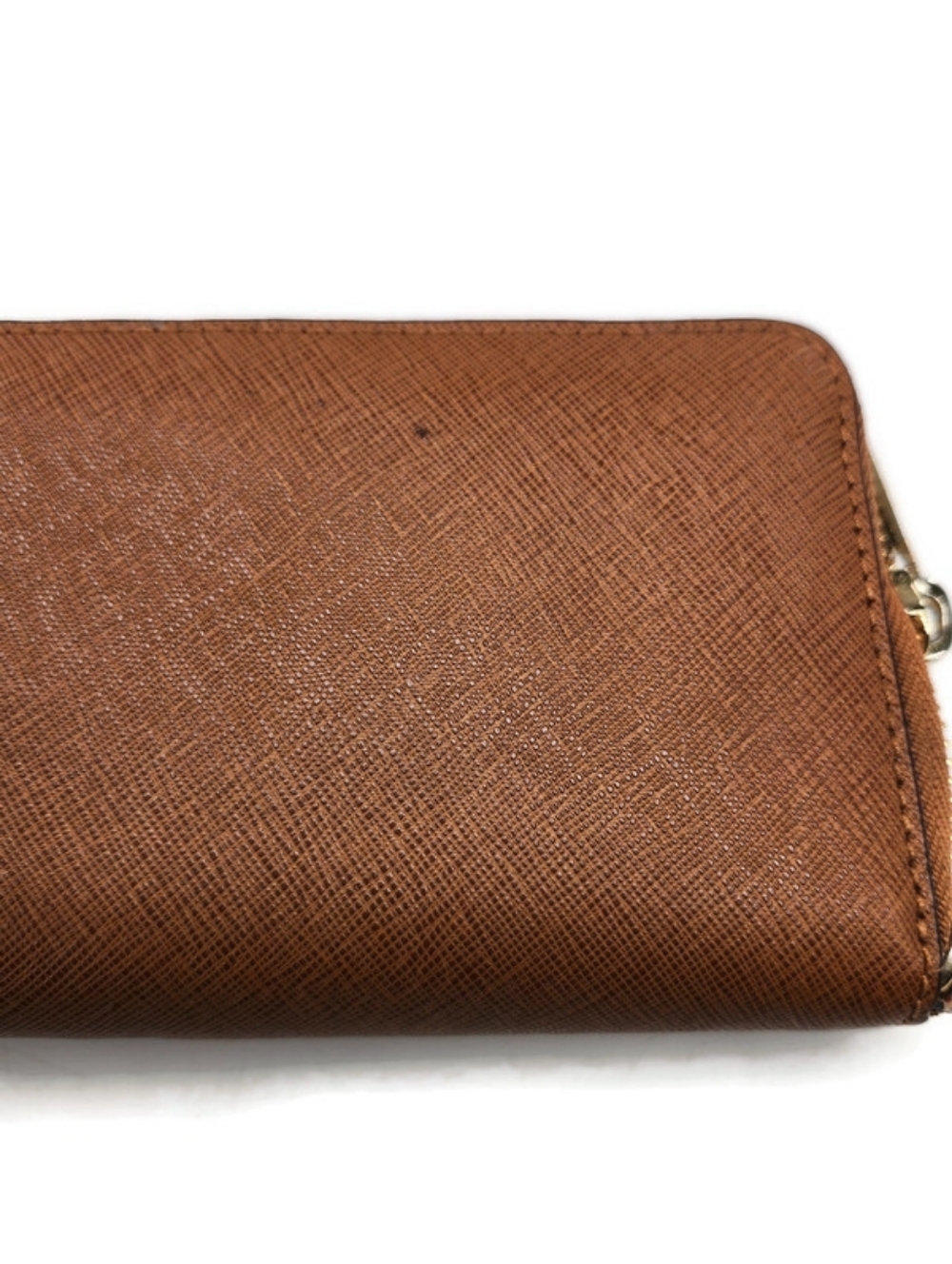 Michael Kors Jetset Tan Saffiano Leather Travel Continental Zip-Around Wallet - Picture 14 of 14